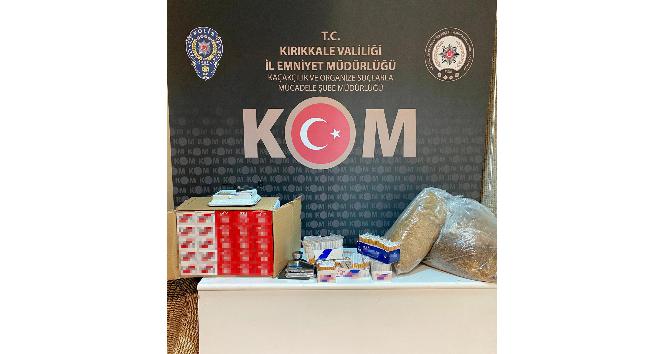 Kırıkkale’de kaçak tütün operasyonu: 2 gözaltı