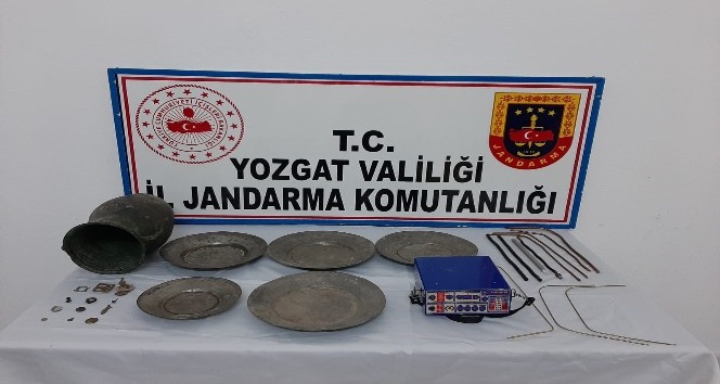 Yozgat’ta tarihi eser operasyonu: 3 gözaltı