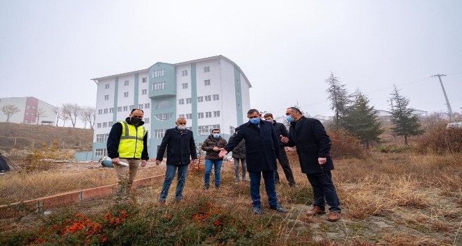Başkan Vidinlioğlu, KASMEK binasında incelemelerde bulundu