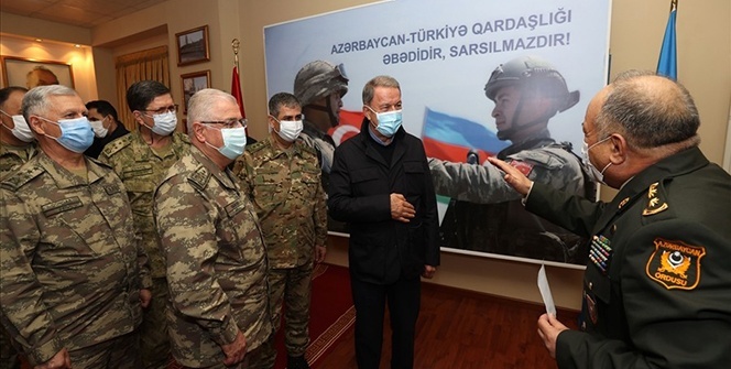 Akar ve komuta kademesinden sürpriz Azerbaycan ziyareti