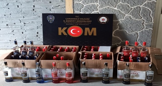 Çanakkale’de yılbaşı öncesi sahte içki operasyonu