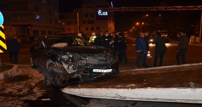 Ordu’da trafik kazası: 3 yaralı