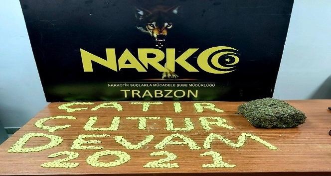 Trabzon’da 2021 yılında da uyuşturucu ile mücadele “çatır çutur devam” ediyor