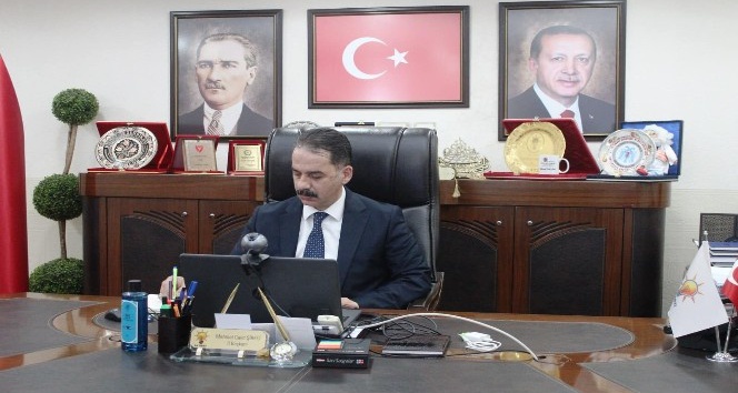 AK Parti İl Başkanları toplantısı video konferans yöntemiyle gerçekleştirildi