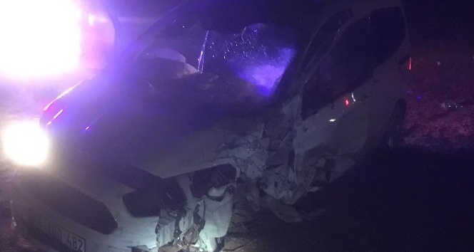 Kırıkkale’de iki otomobil çarpıştı: 1 yaralı