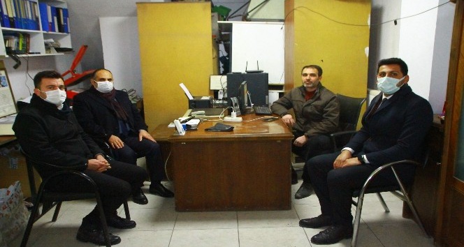 AK Parti İlçe Başkanı Deniz’den gazetecilere ziyaret