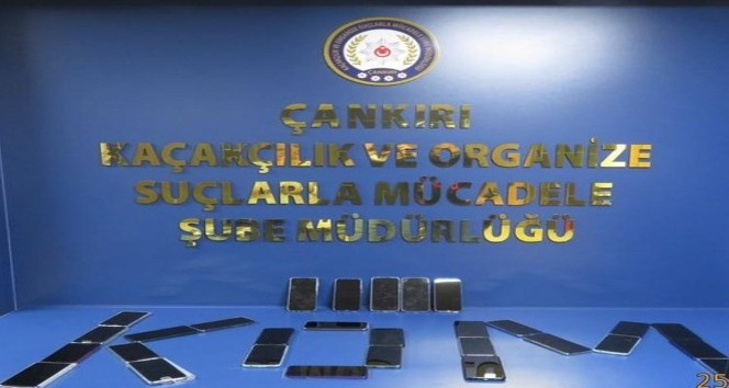 Çankırı’da kaçak telefon operasyonu, 21 kişiye adli işlem yapıldı