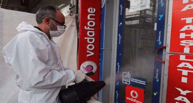Kars Belediyesi dezenfekte çalışmaları sürüyor
