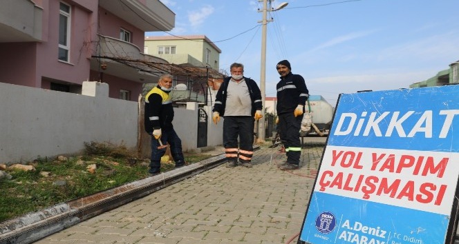 Belediye ekipleri Didim’de çalışmalarını sürdürüyor