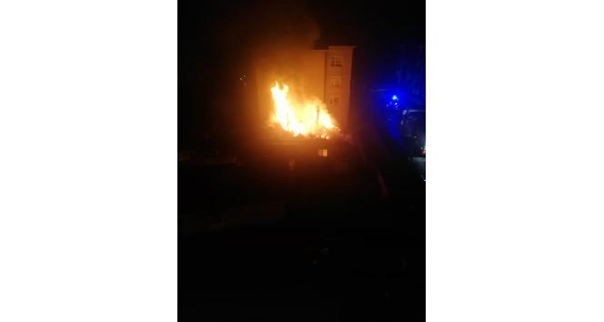 Muratlı’da ev yangını