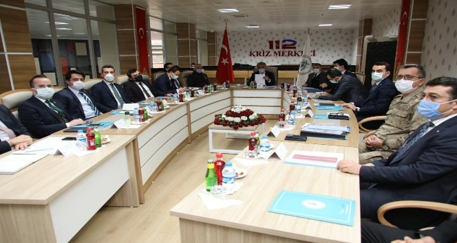 Erzincan’da İl Güvenlik ve Asayiş Koordinasyon toplantısı ile Kaymakamlar toplantısı düzenlendi