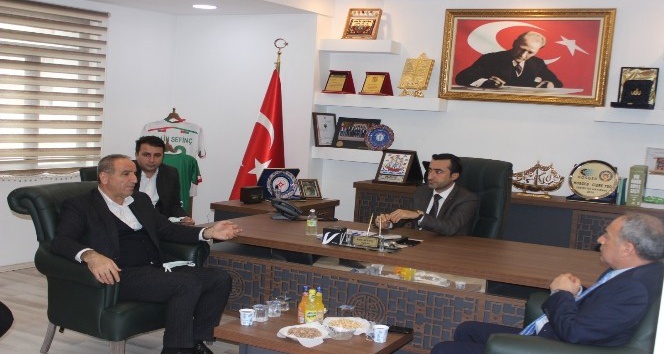 AK Parti Şırnak Milletvekili Birlik, Cizre TSO Başkanı Sevinç ile bir araya geldi