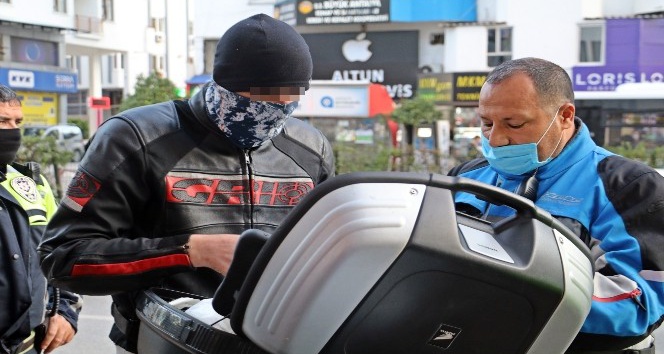 Sivil trafik polisinin durdurduğu motosikletli 3.52 promil alkollü çıktı