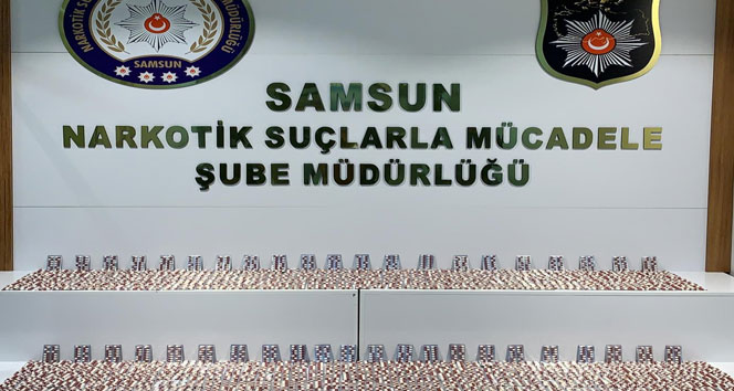 Samsun&#039;da 6 bin 892 adet uyuşturucu hap ele geçirildi: 6 gözaltı