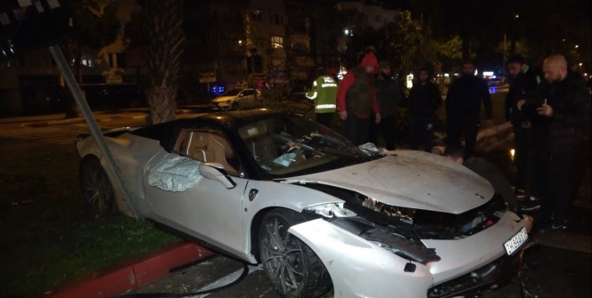 4 milyon TL'lik otomobil kısıtlama saatinde ortalığı savaş alanına çevirdi