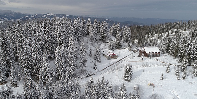 Ordu'dan kartpostallık kar görüntüleri