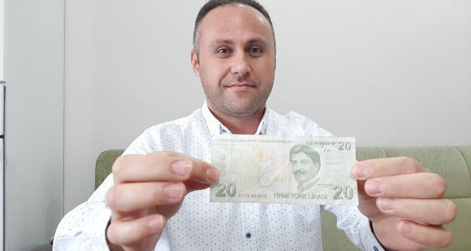“Son param üzülerek harcıyorum” yazılı 20 TL’nin sahibini arıyor