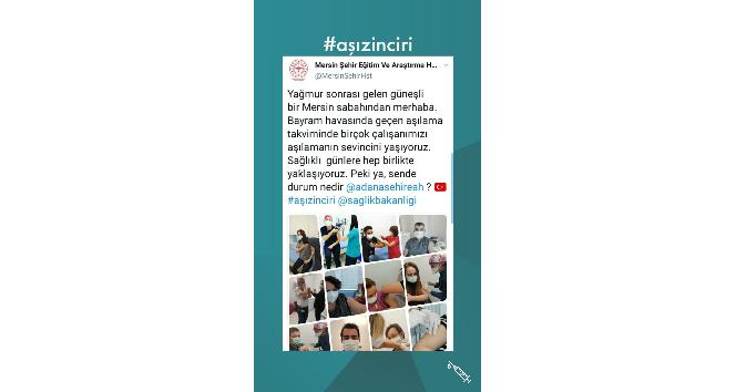Mersin Şehir Hastanesinden ’aşı zinciri’ kampanyası