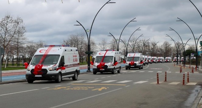 Ordu’ya 13 yeni tam donanımlı ambulans