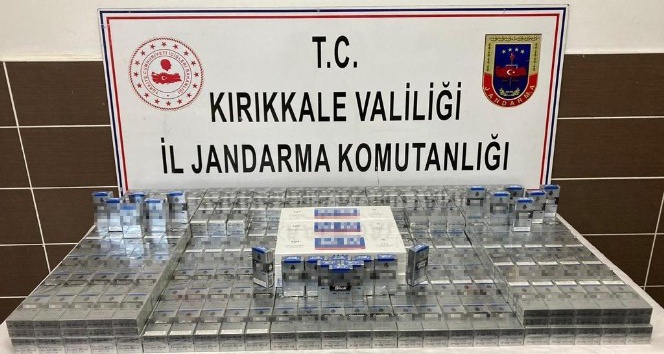 Hayvan yemi taşıyan tırdan kaçak sigara çıktı