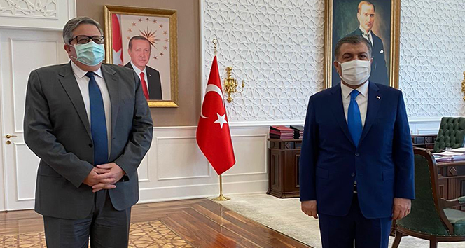 Rus Büyükelçi'den Sağlık Bakanı Koca'ya dikkat çekici ziyaret