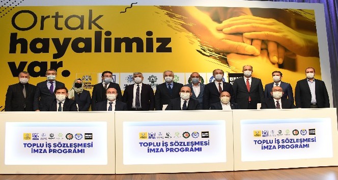 Konya belediyelerinde toplu sözleşme imzalandı