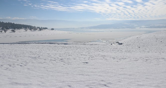 Bolu’da kar yağışı barajları doldurmaya başladı