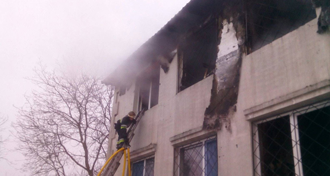 Ukrayna&#039;da huzurevinde yangın: 15 ölü, 5 yaralı