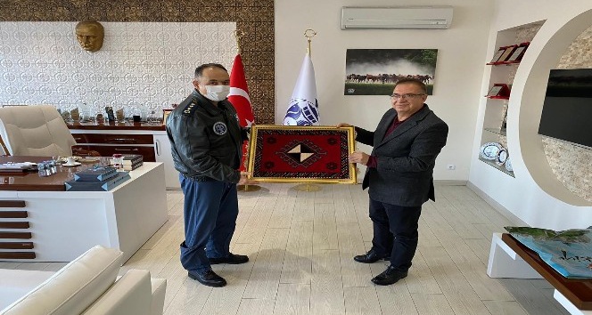 Komutan Koltukoğlu’dan Başkan Kazgan’a ziyaret