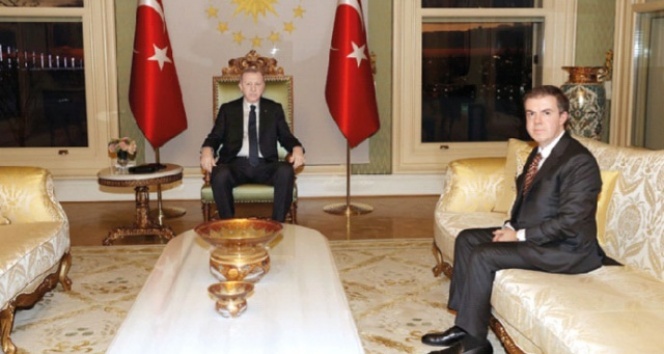 Cumhurbaşkanı Erdoğan, Ahmet Mücahid Ören&#039;i kabul etti