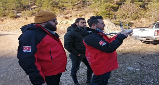 Kayıp alzaymır hastası drone ile arandı