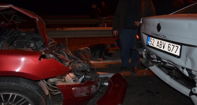 Ordu’da zincirleme kaza: 1’i ağır 4 yaralı