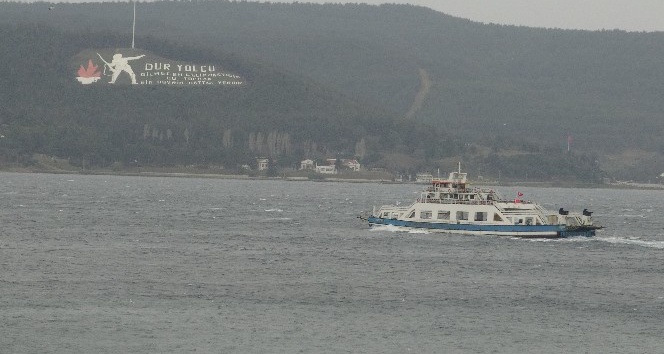 Çanakkale’de ada seferlerine fırtına engeli