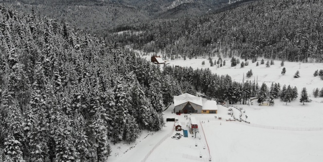 Anadolu’nun yüce dağı Ilgaz’da kar manzaraları
