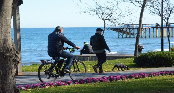 Ordu’da kış mevsiminde yalancı bahar