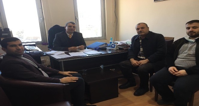 Sağlık-Sen Şırnak Şube yöneticileri, Bem Bir-Sen İdil temsilcisi ile bir araya geldi