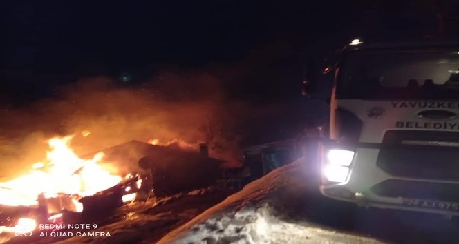 Yangın uykuda yakaladı