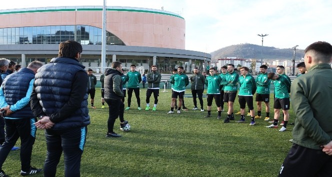 Giresunspor, Menemenspor maçı hazırlıklarını sürdürüyor