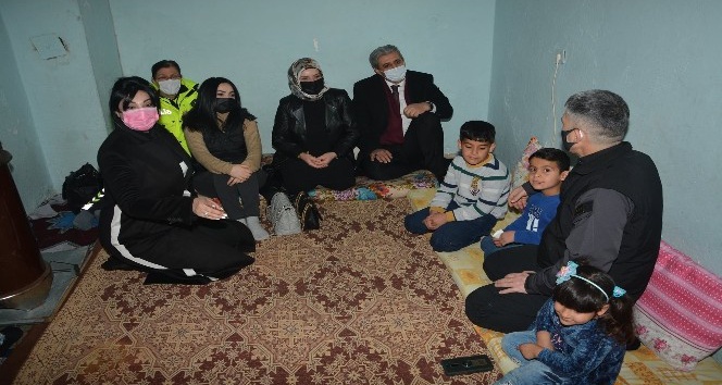 Iraklı sığınmacı aileye devlet şefkati