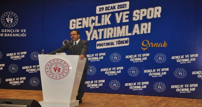 Bakan Kasapoğlu’ndan Şırnak’a yatırım müjdesi