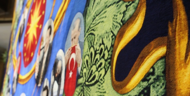 Cumhurbaşkanı Erdoğan sevgisi rekorluk halıya dokundu