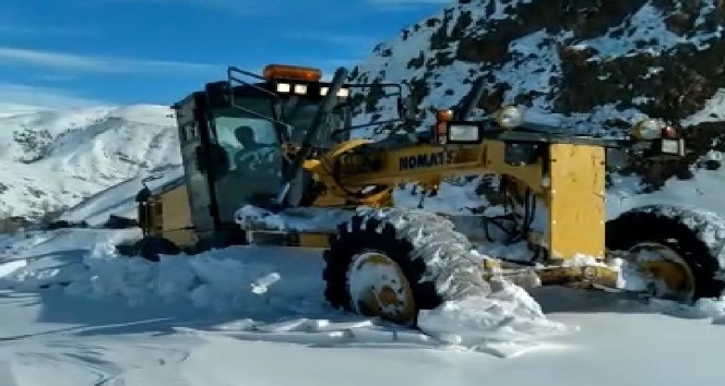 Bingöl’de kar, 281 köy yolunu ulaşıma kapattı
