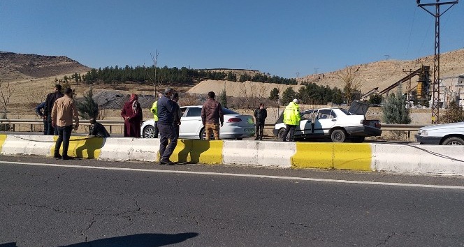 Mardin’de trafik kazası: 1 yaralı