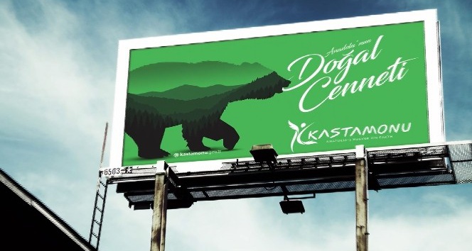 Kastamonu için hazırlanan şehir logosunda ‘ayı’ figürü kullanıldı