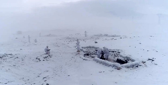 Kars'taki kış tatbikatının hazırlıkları nefesleri kesti