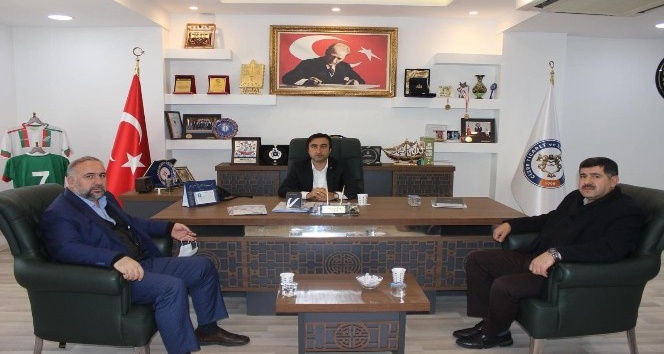 Cizre Müftüsü Baran, TSO Başkanı Sevinç ile görüştü