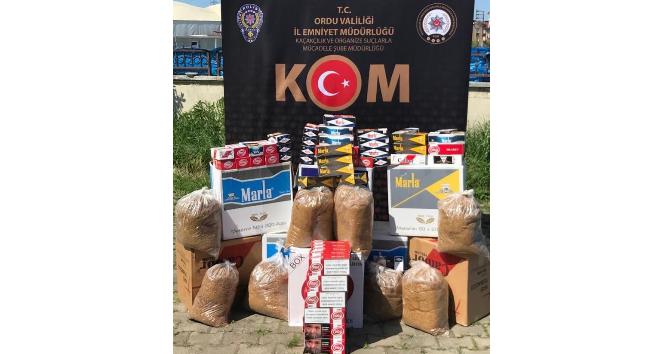Ordu’da kaçak tütüne sıkı denetim