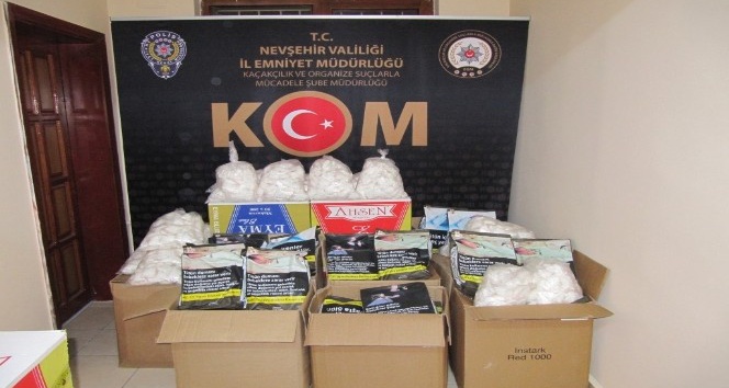 Şüpheli kamyondan 80 kilogram tütün ele geçirildi