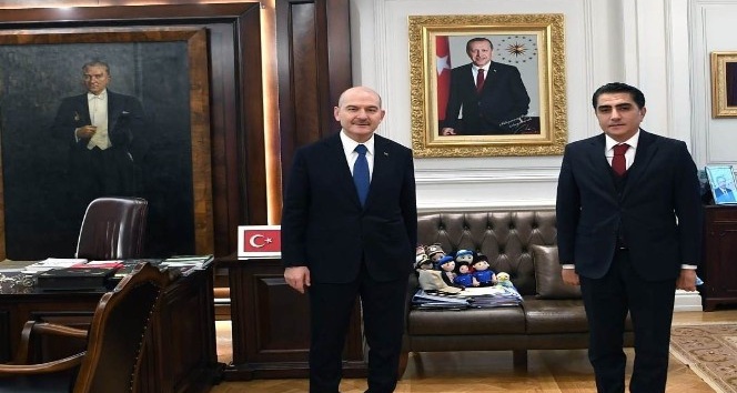 Gülşehir Belediye Başkanı Çiftçi, İçişleri Bakanı Soylu ile görüştü