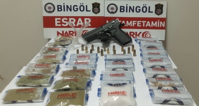 Bingöl’de baskınla yakalanan uyuşturucu taciri tutuklandı